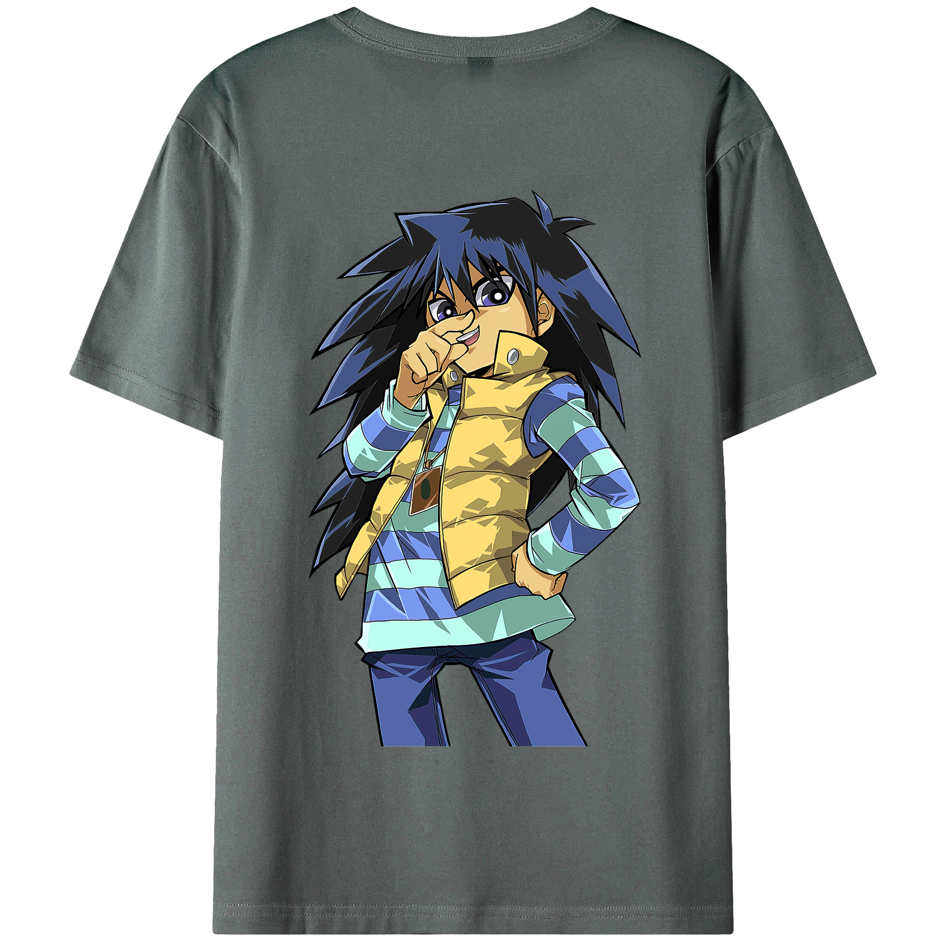 遊☆戯☆王 Yu-Gi-Oh! 綿100％半袖Tシャツ（背面プリント）